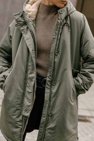 Parka à capuche Bailee - Vert