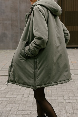 Parka à capuche Bailee - Vert