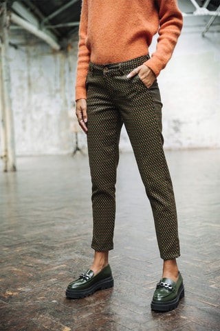 Pantalon super slim Adelie Floriana - Noir