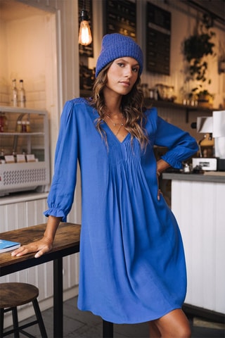Robe trapèze - Bleu
