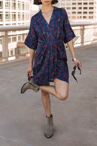 Robe patineuse - Bleu