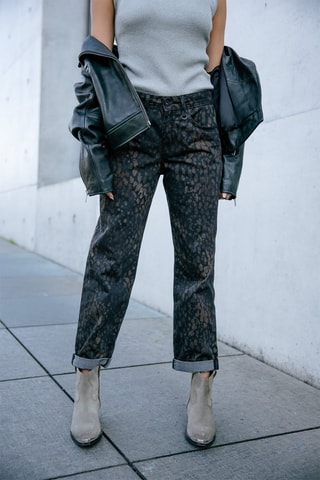 Jean boyfriend 7/8 Timea Pirata - Bleu