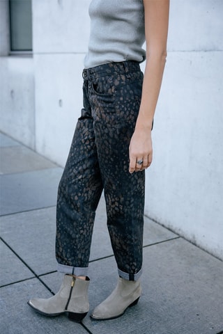 Jean boyfriend 7/8 Timea Pirata - Bleu