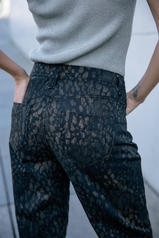 Jean boyfriend 7/8 Timea Pirata - Bleu