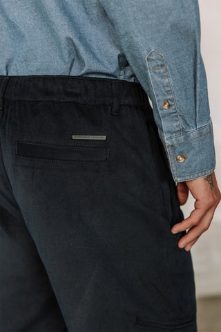 Pantalon carotte 7/8 Wesley Mellow - Bleu foncé