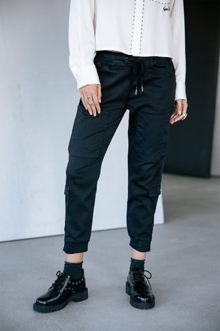 Pantalon cargo 7/8 Celine - Noir