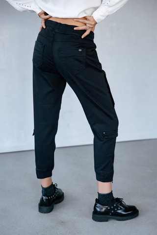 Pantalon cargo 7/8 Celine - Noir