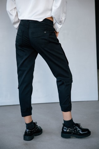 Pantalon cargo 7/8 Celine - Noir