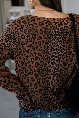 Pull en laine Parina - Marron