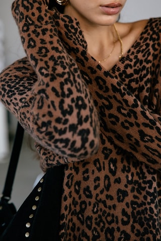 Pull en laine Parina - Marron