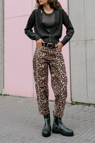 Top et gilet Praye - Noir