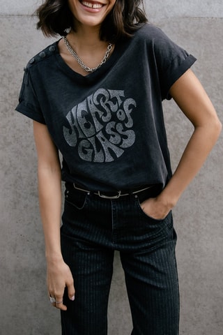 T-shirt Telyssia - Gris foncé