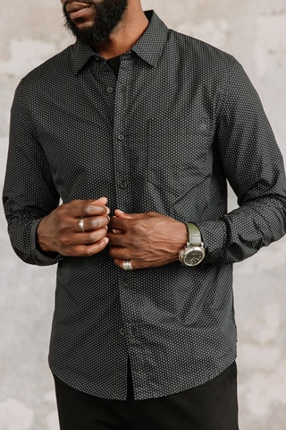 Chemise droite Jeremiah Elton - Noir