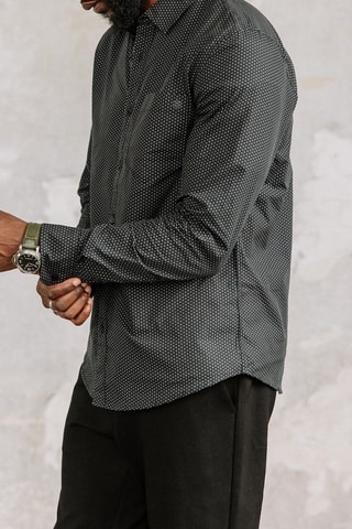 Chemise droite Jeremiah Elton - Noir