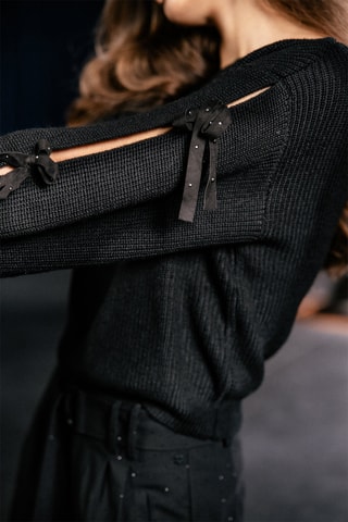 Pull en laine Paxo - Noir
