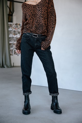 Jean boyfriend 7/8 Timea Pirata - Bleu