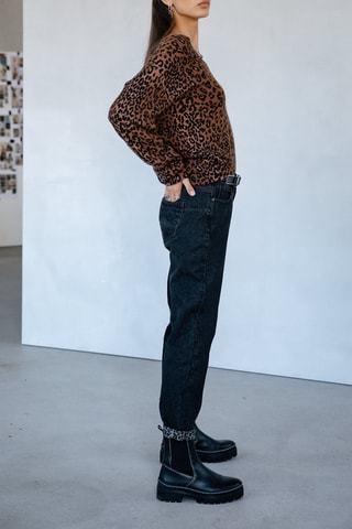 Jean boyfriend 7/8 Timea Pirata - Bleu