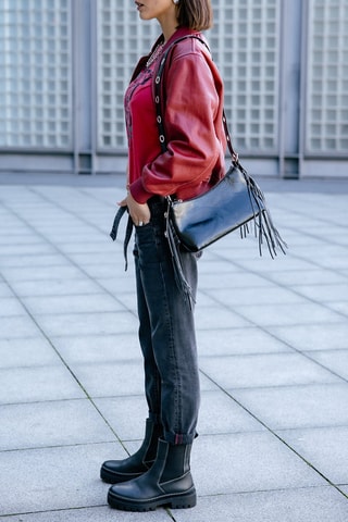 Jean boyfriend 7/8 Timea Pirata - Bleu