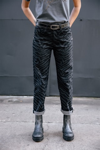 Jean boyfriend 7/8 Timea Pirata - Bleu