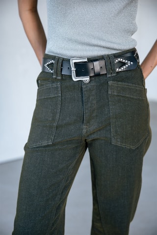 Ceinture en cuir Losane - Noir