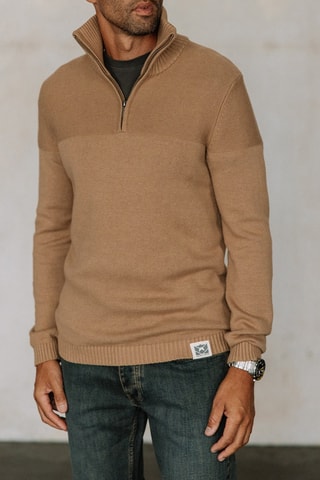Pull en laine Gustav - Camel