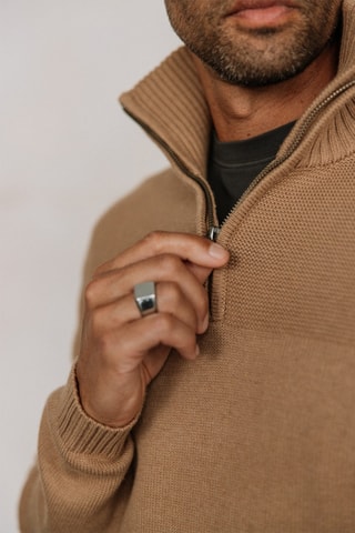 Pull en laine Gustav - Camel