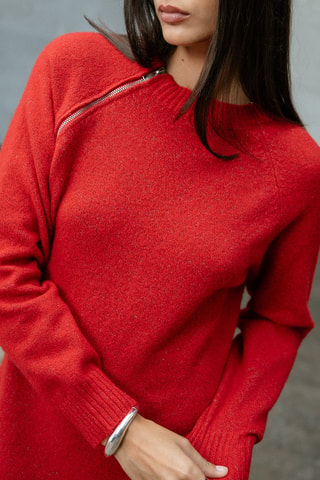 Robe pull Robby - Rouge