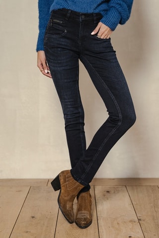 Jean Alexa High Waist S-SDM - Bleu