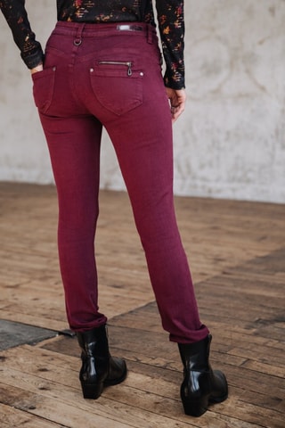Jean Alexa High Waist New Magic Color - Rouge