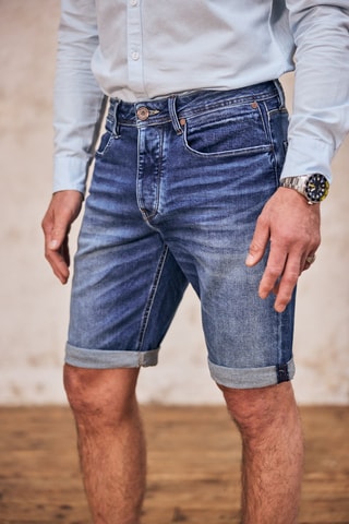 Short en jean - Bleu