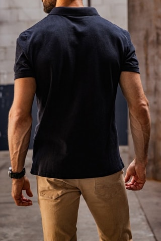 Polo Tadley Cotone - Noir