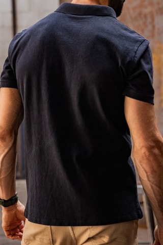 Polo Tadley Cotone - Noir