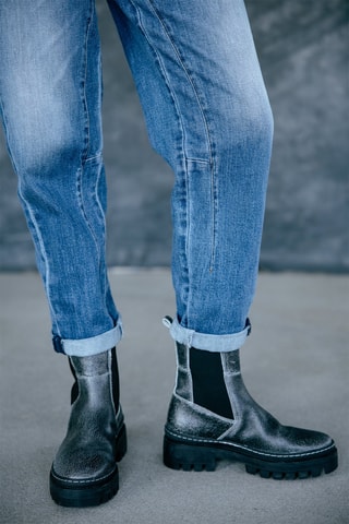 Jean boyfriend 7/8 Edita Denim - Bleu
