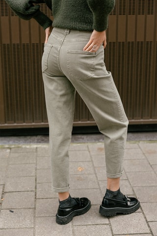 Jean boyfriend 7/8 Edita Denim - Vert