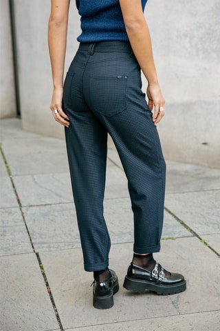 Jean boyfriend 7/8 Edita Denim - Bleu foncé