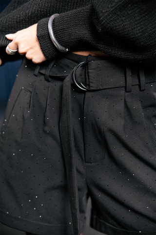 Short taille haute Shawl Dalston - Noir