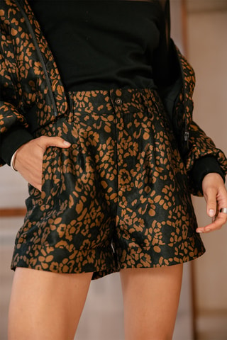 Short taille haute Shawl Dalston - Noir