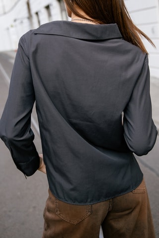 Chemisier Hazel Plain - Noir