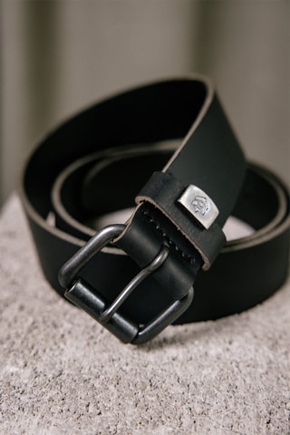 Ceinture en cuir Laxene - Noir