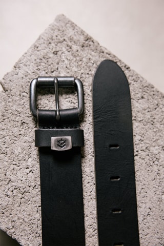 Ceinture en cuir Laxene - Noir