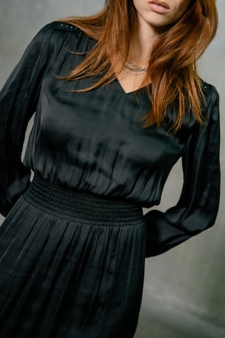 Robe midi Ronita - Noir