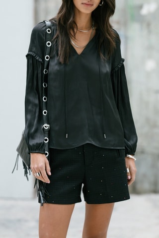 Blouse Bloomine Plain - Noir