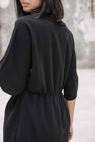 Robe courte Roza Plain Color - Noir