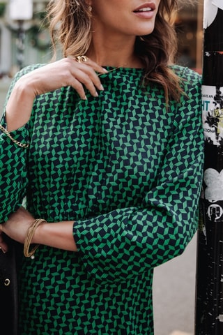 Robe Ryless Windmill - Bleu et vert