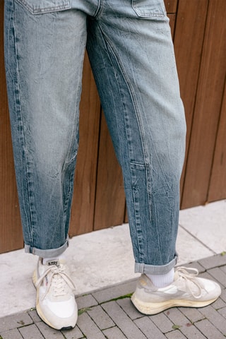 Jean boyfriend 7/8 Edita Denim - Bleu clair