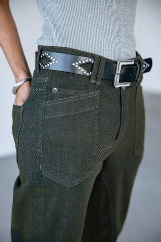 Jean boyfriend 7/8 Edita Denim - Bleu