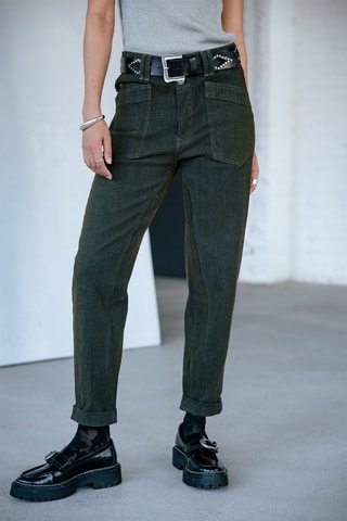 Jean boyfriend 7/8 Edita Denim - Bleu