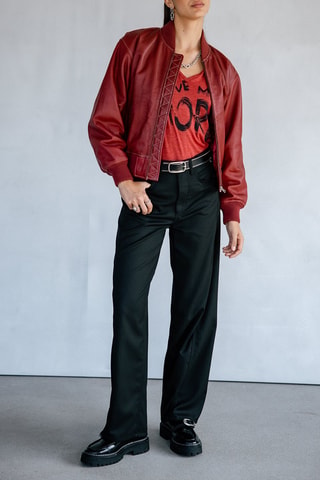 T-shirt droit Tarissa - Rouge