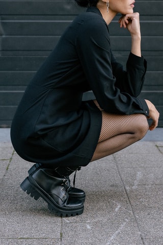 Robe patineuse Rayssa Plain - Noir