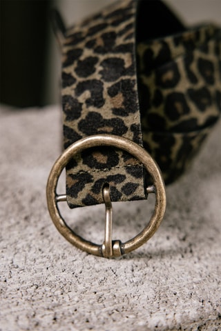 Ceinture en nubuck Angelisa - Noir